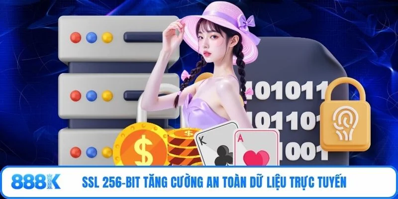 SSL 256-bit tăng cường an toàn dữ liệu trực tuyến